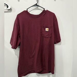 Mens carhartt pocket tee size large